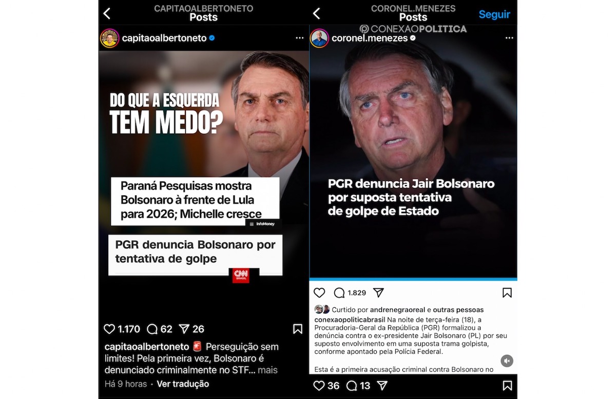 Reação de Bolsonaristas