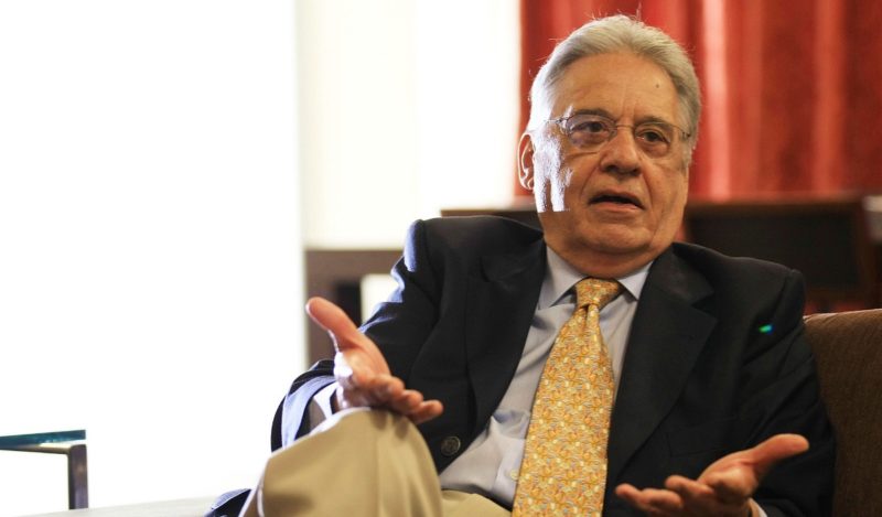 FHC diz que, no momento, Lula é melhor que Bolsonaro