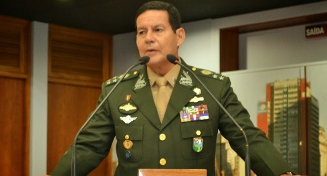 GENERAL PRESIDENCIAL BOLSONARO ELEITORADO HAMILTON MOURAO