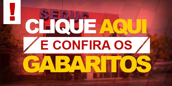 Seduc - gabarito concurso público 2018