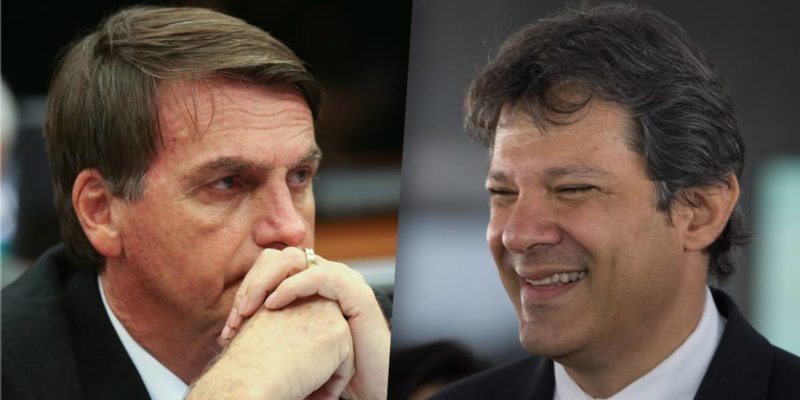 Ibope BOLSONARO LIDERANCA HADDAD