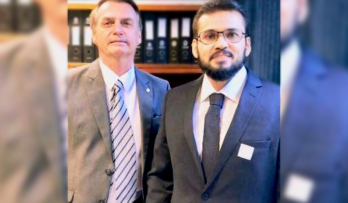 Bolsonaro e Ubirajara Rosses, presidente PSL-AM