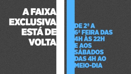 faixa exclusiva