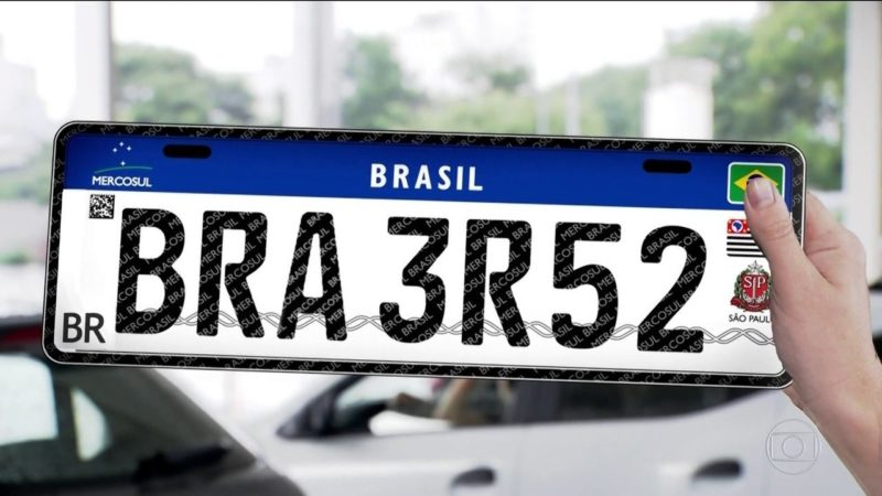 placa mercosul