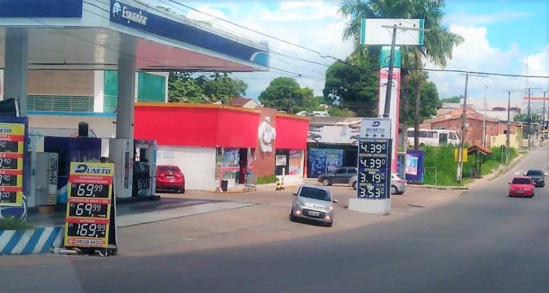 CPI dos Combustรญveis litro da gasolina postos