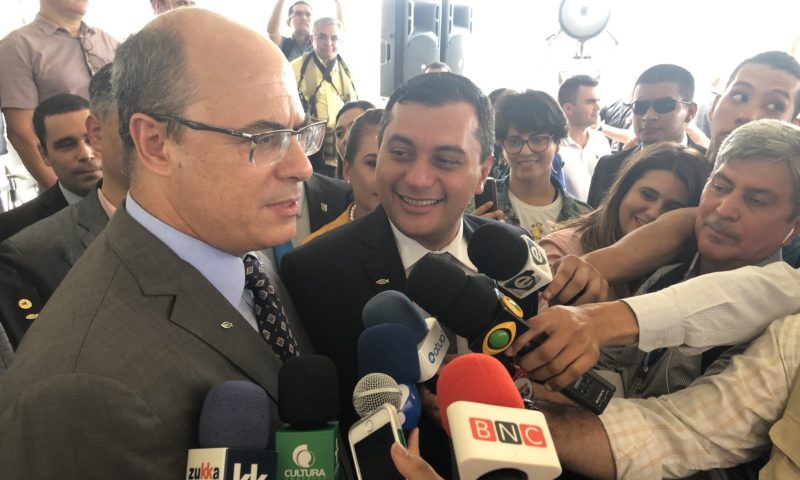 Wilson Witzel, governador do RJ, em Manaus