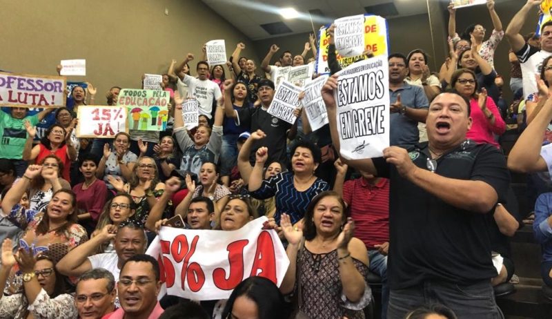 ALE-AM professores greve