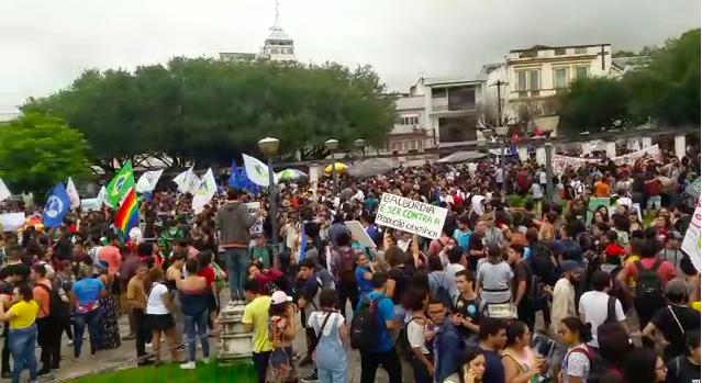 Protesto Praça da Saudade