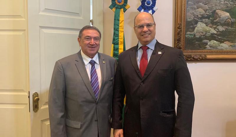 Átila Lins e Wilson Witzel