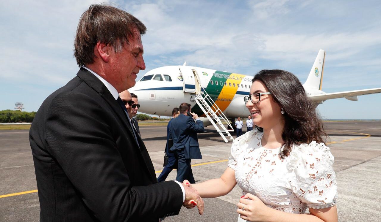 Bolsonaro e Maria Sahdo