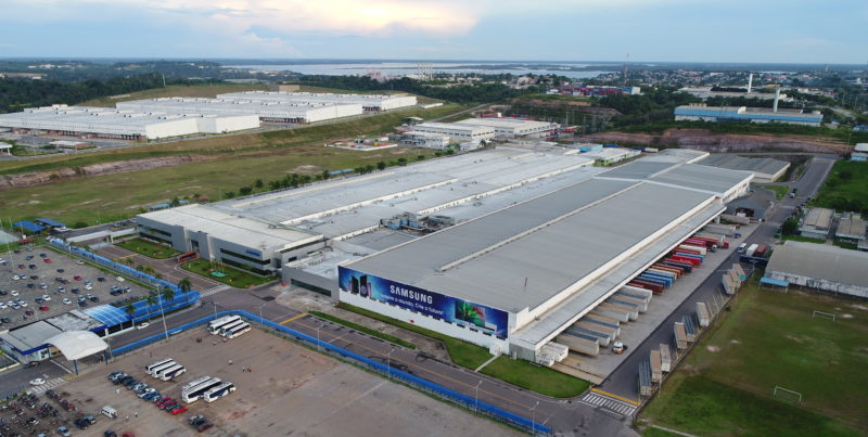 Coronavírus Fábrica da Samsung PIM. Foto: BNC