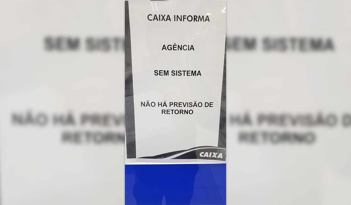 Caixa sem sistema