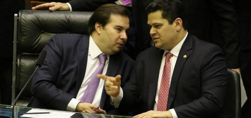 maia, alcolumbre, general, chantagem, parlamento