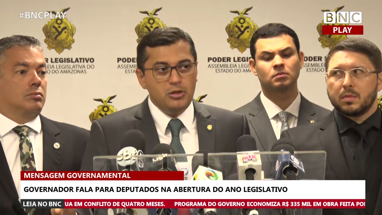 Governador lê mensagem na abertura do Ano Legislativo
