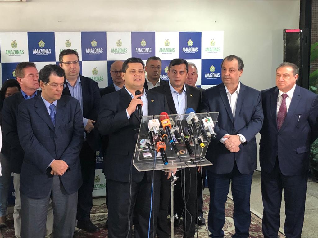 Presidente do Senado, Davi Alcolumbre em Manaus