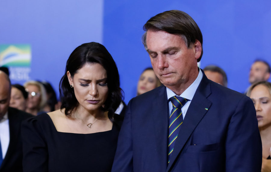Michelle e Bolsonaro coronavírus