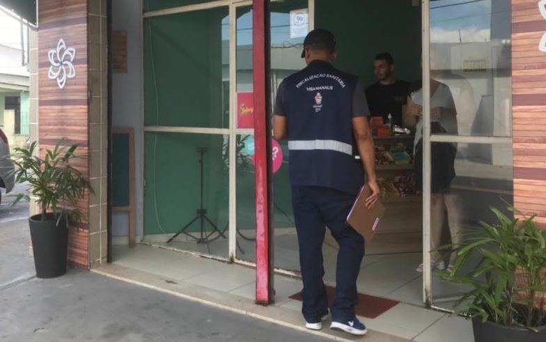 Serviços alimentação beleza interditados Visa Manaus