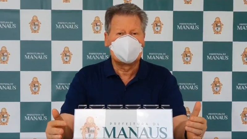 máscara Arthur decreta uso obrigatório de máscara
