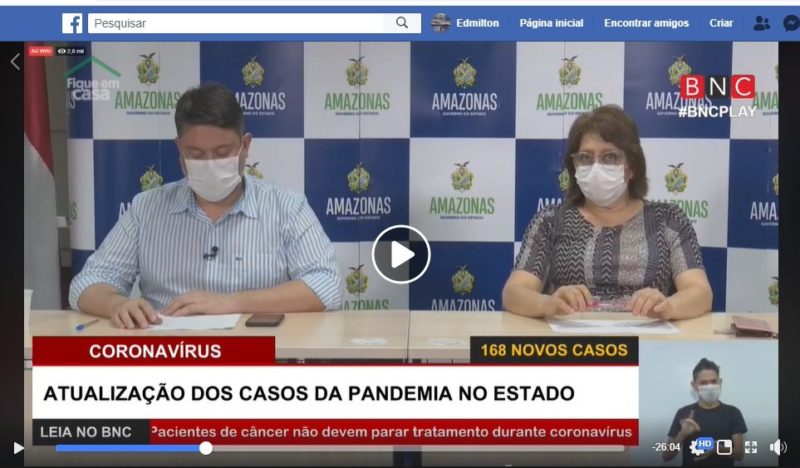 Amazonas, mortes, coronavirus