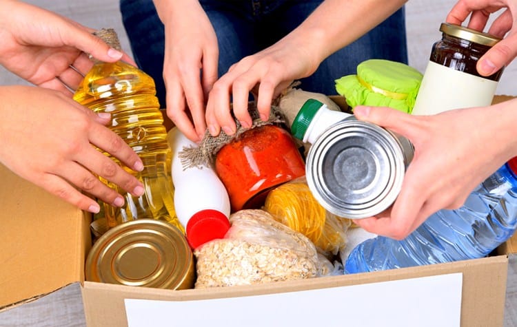 Entidade campanha 10 mil cestas de alimentos