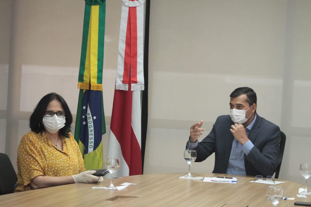 Wilson Lima e ministra Damares alinhamm proteção aos indígenas