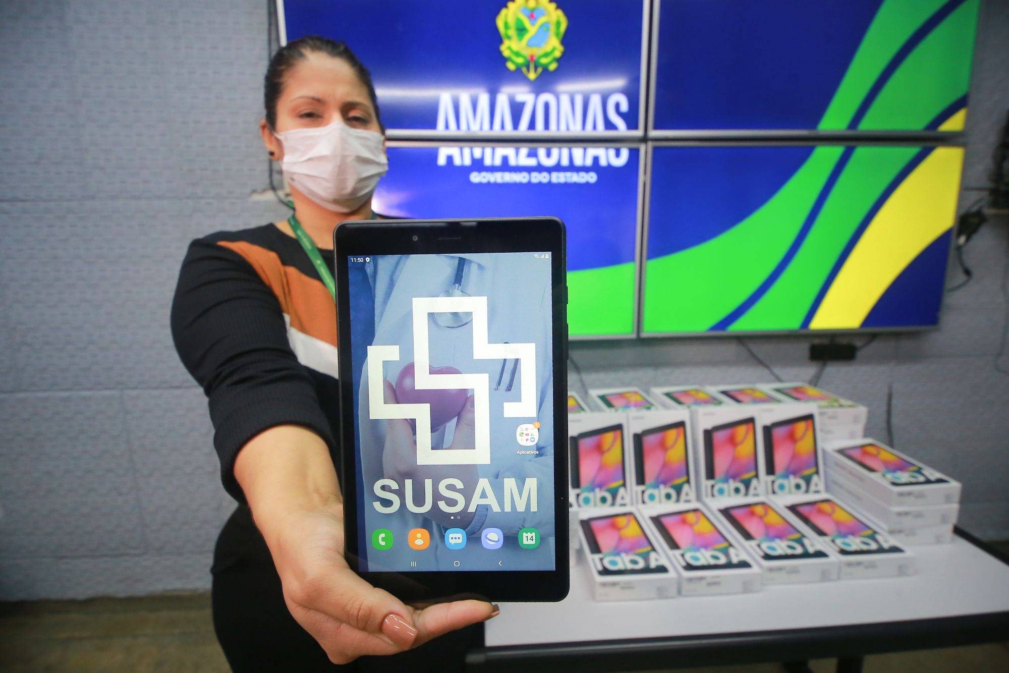 Tablets vão ajudar no monitoramento do coronavírus em Manaus