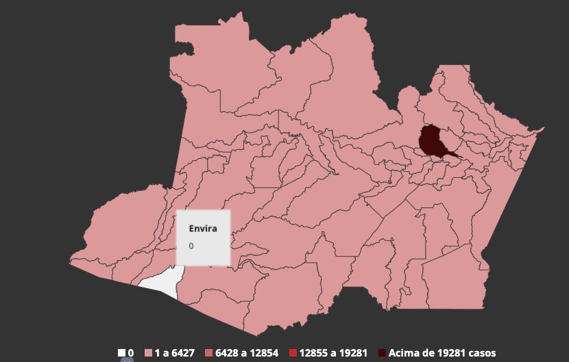 Envira sem casos de coronavírus