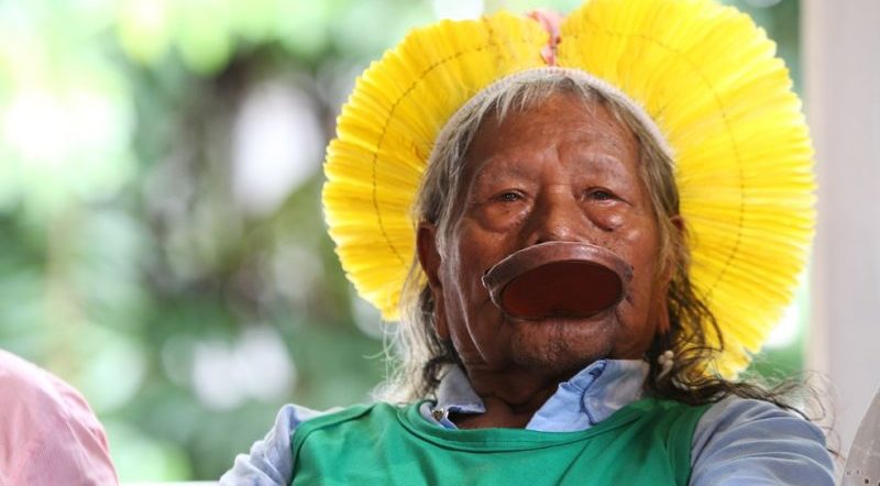 cacique, raoni, internado