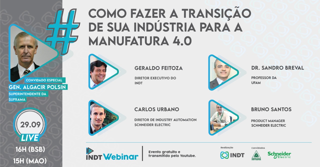 Webinar mostra o processo de transição para a indústria 4.0