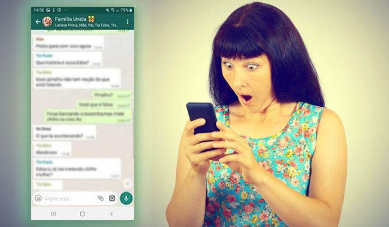 Confusões em família nos grupos de Whatsapp são menos que em 2018