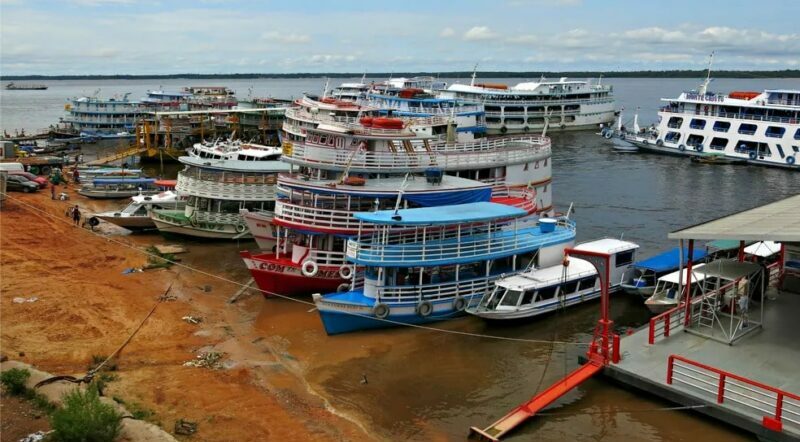 transporte, fluvial, rodoviario, amazonas