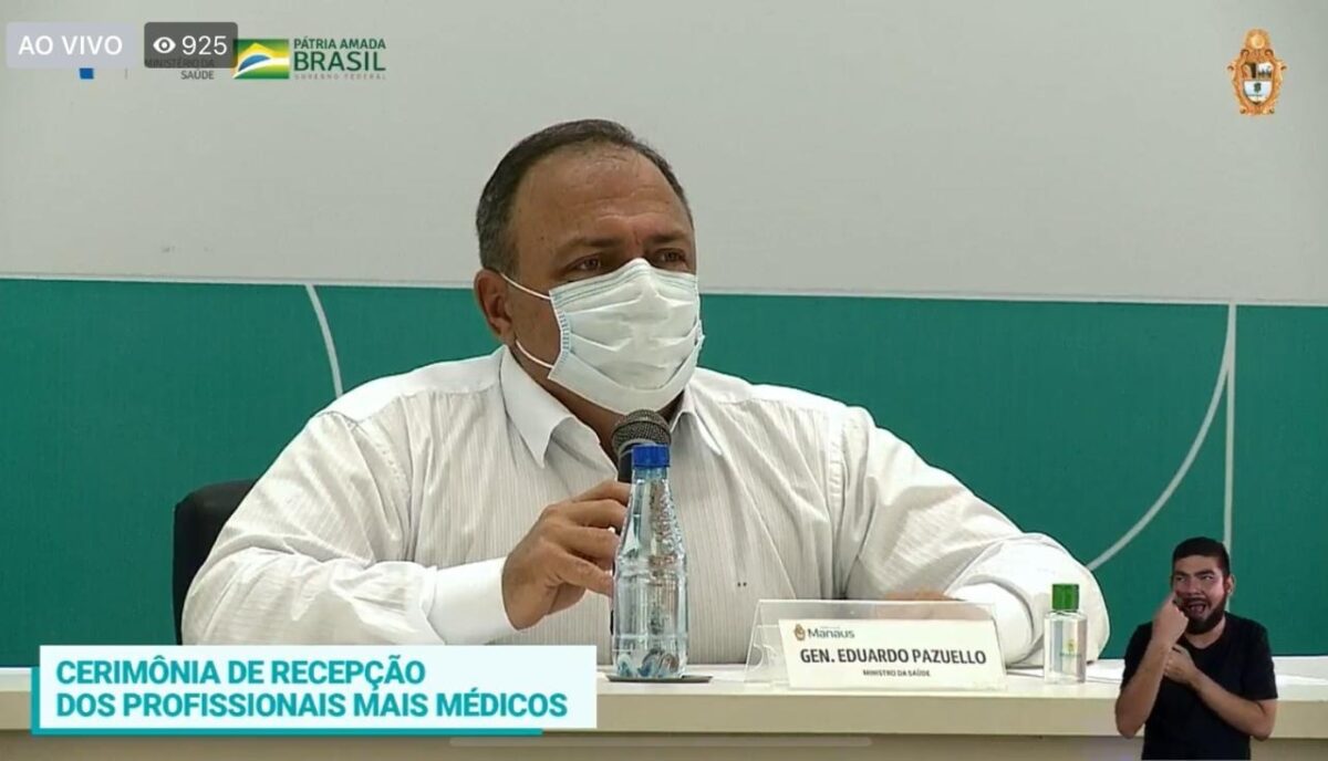 pazuello muda o tom e não indica mais cloroquina