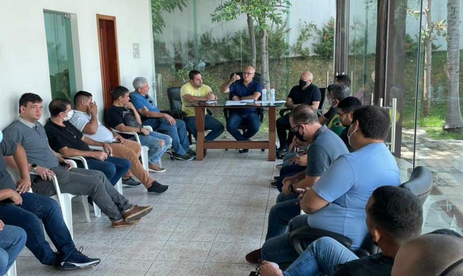 Coronel Menezes em evento no dia 27.03.2021