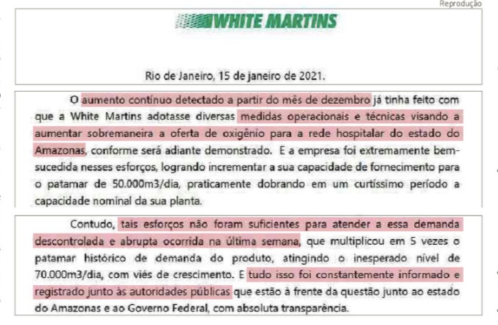 Há 11 indícios que Pazuello foi omisso na crise de oxigênio no Amazonas