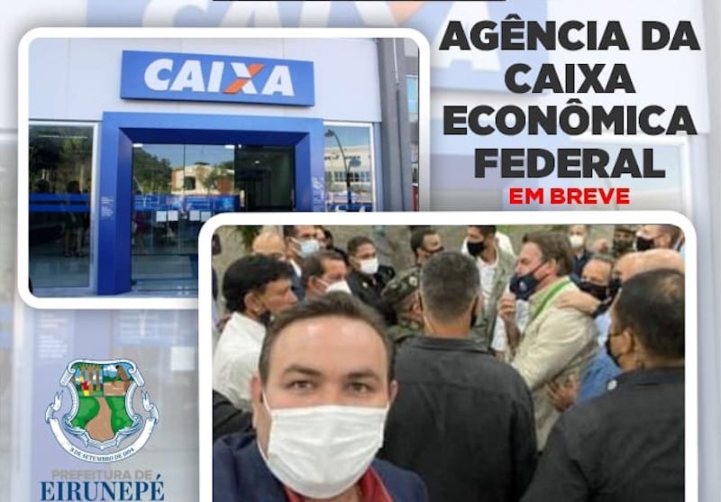 Agência da Econômica Federal em Eiruenpé foi anunciada pelo presidente do banco em Manaus