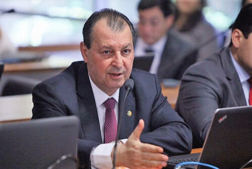 Senador Omar Aziz, presidente da CPI da Pandemia