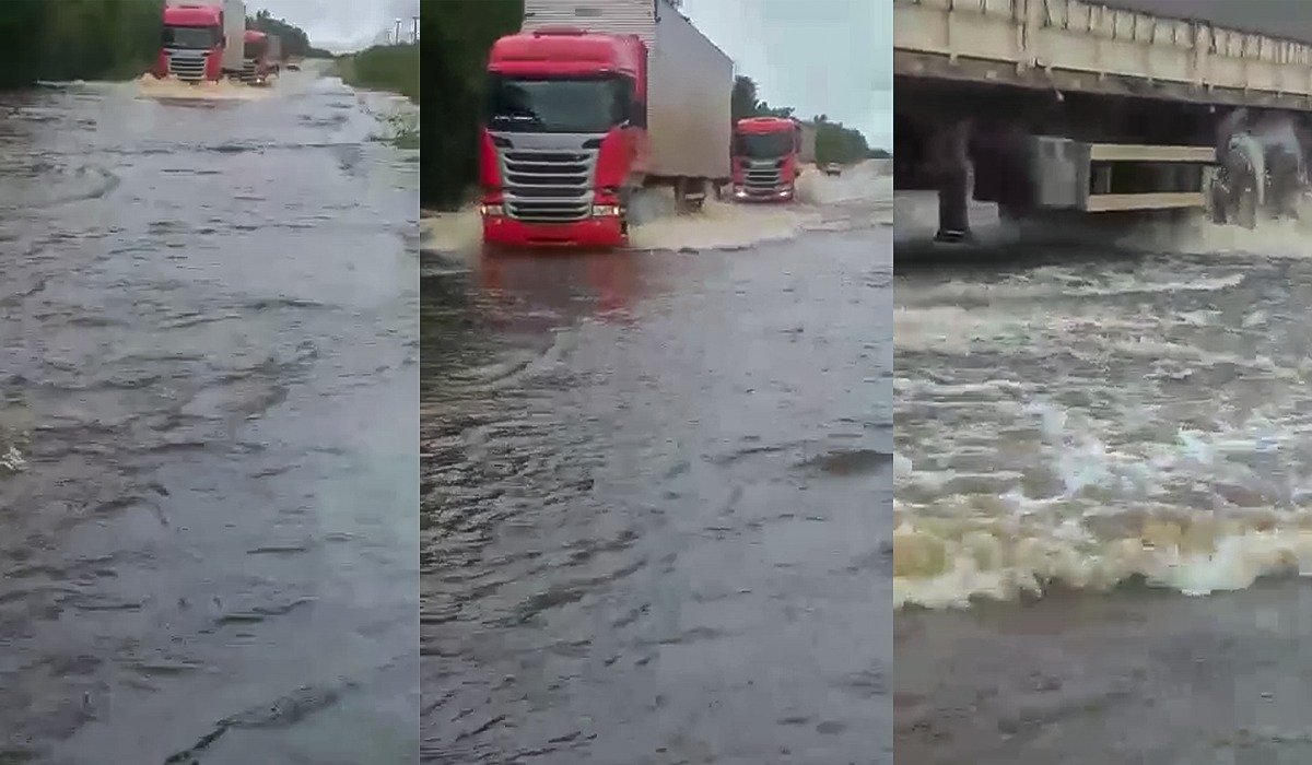 Cheia do rio Anauá interdita BR-174 que liga RR ao Amazonas