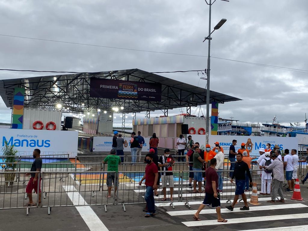 Primeira feira flutuante do Brasil será inaugurada hoje