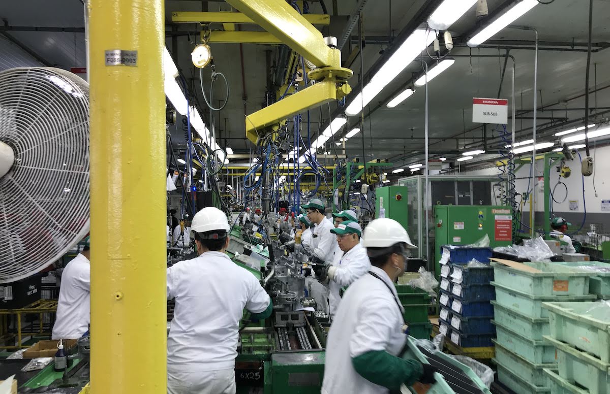 Linha de Produção da Honda no PIM