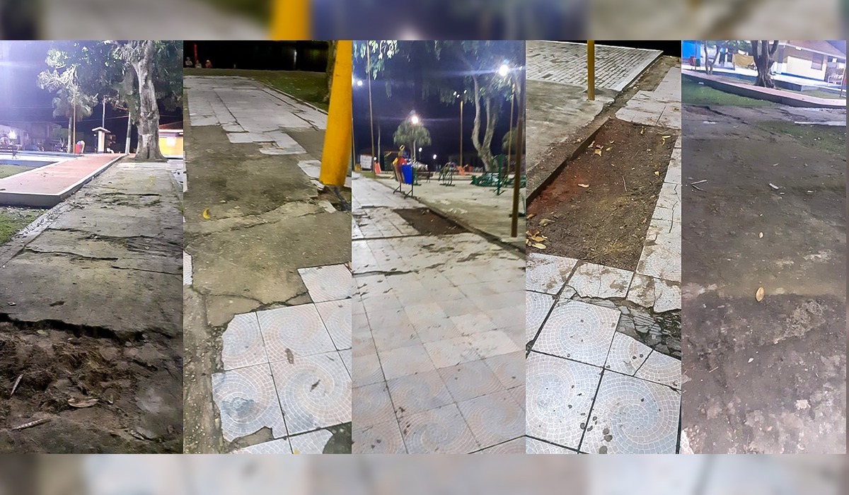 Praça destruída será inaugurada pela segunda vez em Maraã