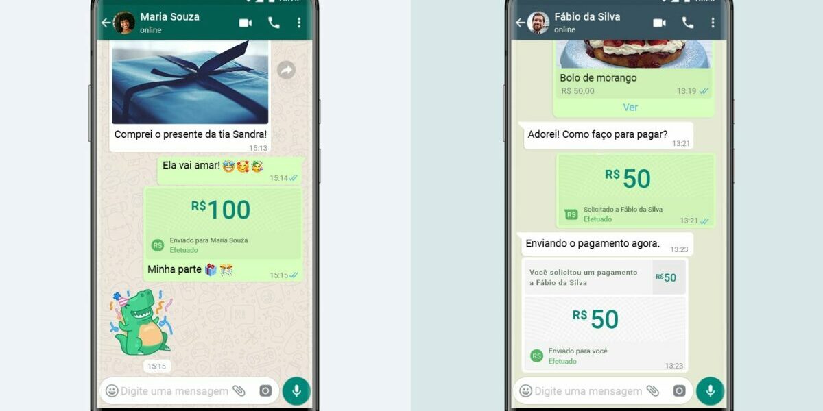 whatsapp,transferencia, dinheiro, brasil