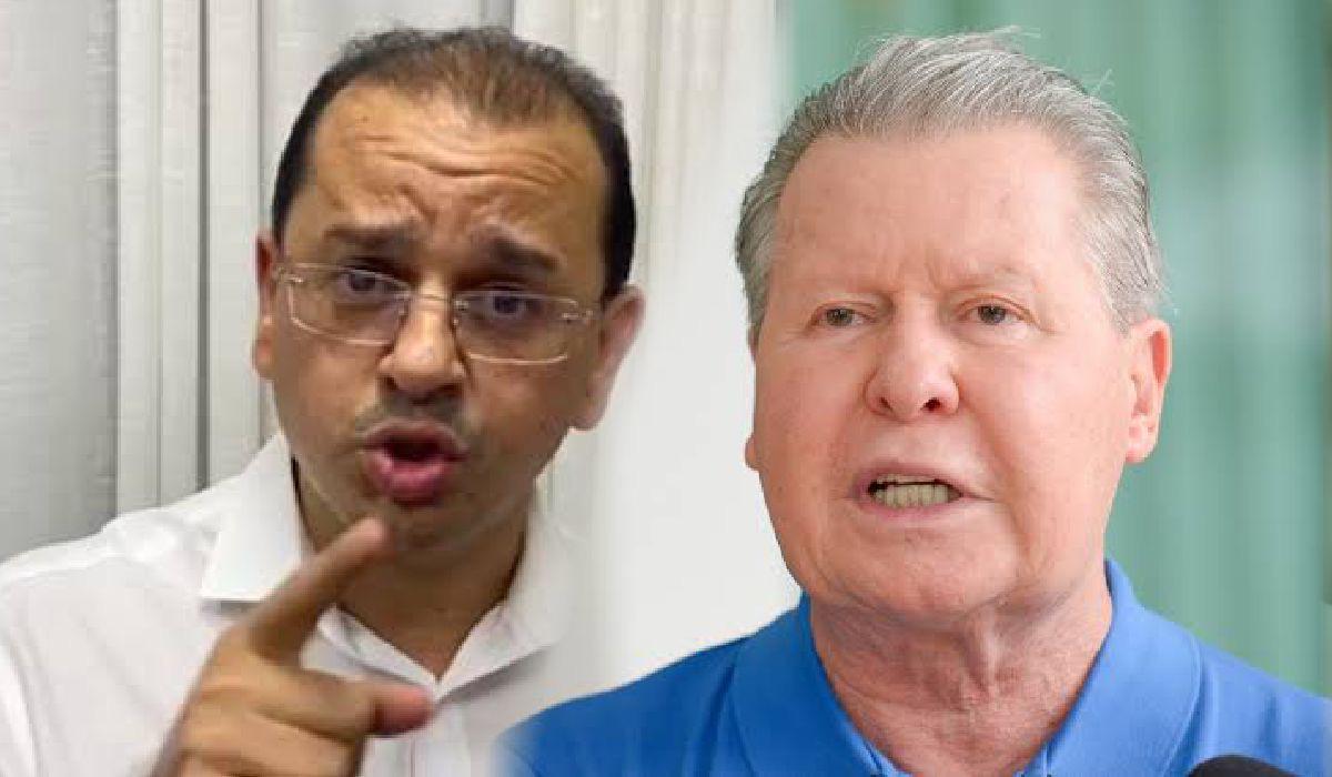 Beto chama arthur de ladrão, que reage com ameaça de processo