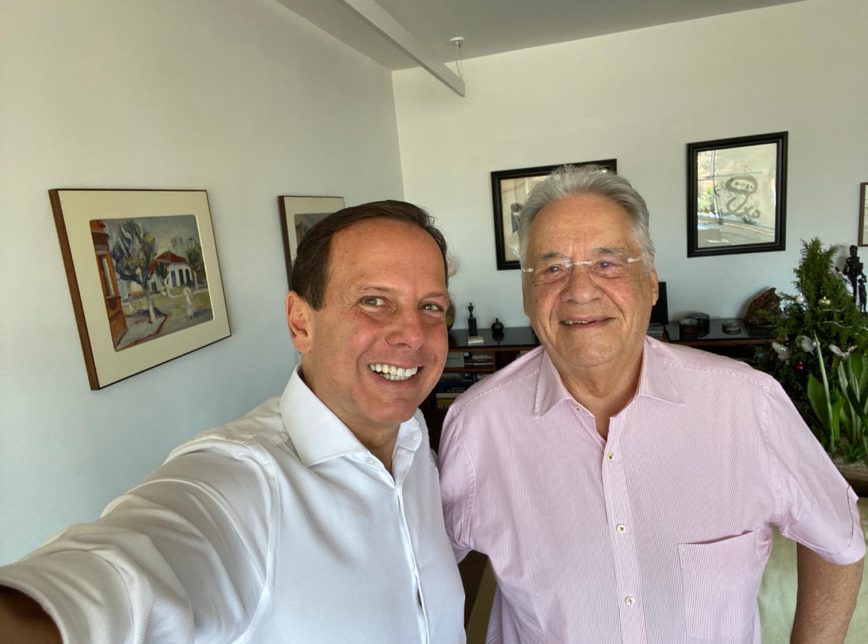 Fernando Henrique Cardoso reforça apoio a Doria para a presidência