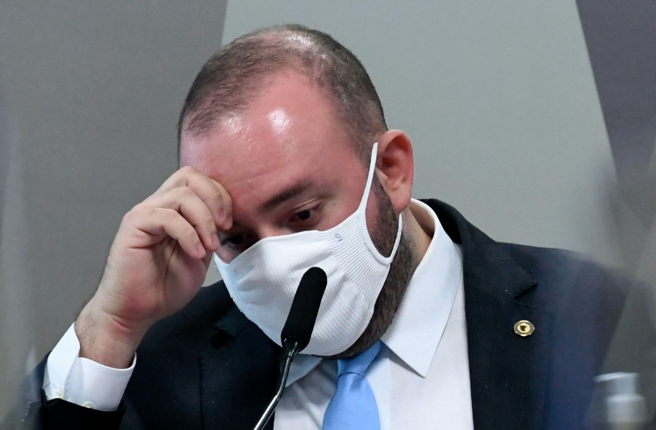 Fausto durante depoimento na CPI da Covid, no dia 29 de junho de 2021