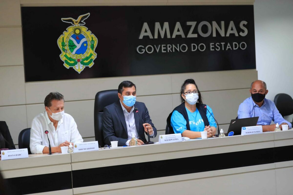 Wilson Lima assina protocolo de adesão ao Selo Unicef 2021-2024
