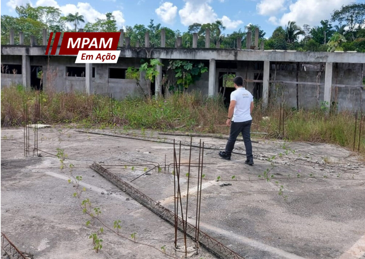 Prefeitura de Lábrea abandona obra de escola e MP-AM vai em cima