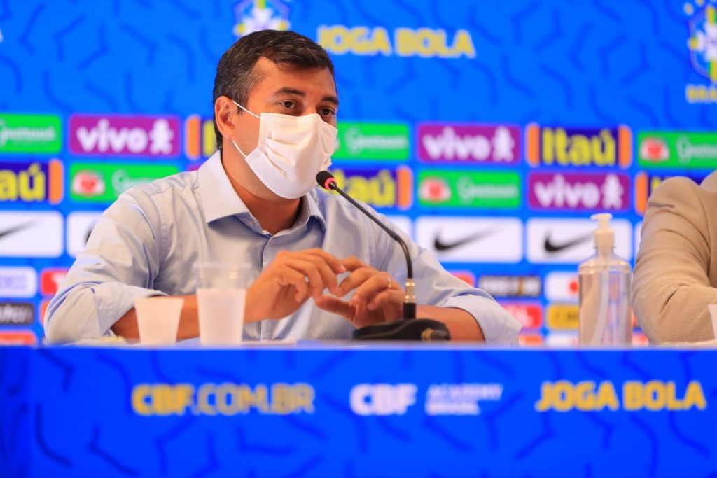 Wilson Lima e CBF asseguram Arena da Amazônia para jogo entre Brasil e Uruguai