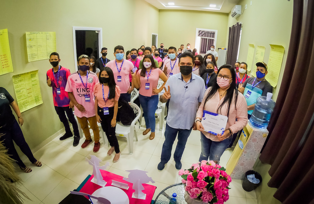 Álvaro campelo em Manacapuru formação de jovens