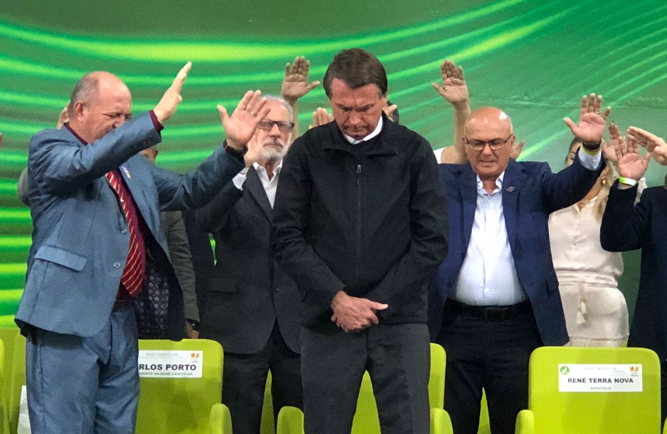Bolsonaro em evento evangรฉlico em Manaus