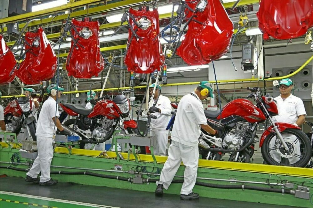 Polo de motocicletas da ZFM não para produção, como a de carros